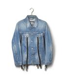 ディーゼル DIESEL DIESEL ディーゼル ZIP DENIM JACKET ジップ デニム ジャケット S INDIGO インディゴ /◆