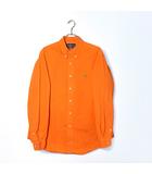 ラルフローレン RALPH LAUREN RALPH LAUREN ラルフローレン CLASSIC FIT クラシックフィット ポニー刺繍 長袖 ボタンダウンシャツ XL ORANGE オレンジ /◆