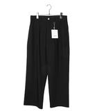 フラグスタフ FLAGSTUFF M 未使用品 2025SS FLAGSTUFF フラグスタフ  BAGGIE SLACKS バギースラックスパンツ BLACK ブラック 25SS-FS-10 /■In2