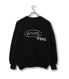 2024AW WTAPS ダブルタップス PRTC / SWEATER / COTTON ロゴプリント スウェットトレーナー X01 BLACK ブラック /●