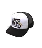 シュプリーム SUPREME 22SS Supreme シュプリーム ANTIHERO Mesh Back 5-Panel アンタイヒーロー 5パネル メッシュバック キャップ F BLACK ブラック Made in USA製 /●