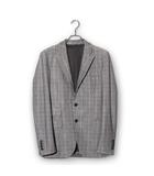 ジュンハシモト junhashimoto 2024SS junhashimoto ジュンハシモト ACTIVE CLASSIC JACKET ACTIVE CLASSIC XVI PANTS チェック テーラードジャケット スラックス パンツ スーツ セットアップ GRAY グレー 1032410001 /◆