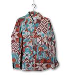 エンジニアードガーメンツ Engineered Garments Engineered Garments エンジニアードガーメンツ Loiter Jacket Islamic tile Print ロイター シャツジャケット S Blue ブルー MP155 /●