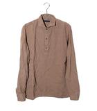 ジュンハシモト junhashimoto 2023SS junhashimoto ジュンハシモト PULLOVER LINEN SHIRTS プルオーバー リネンシャツ 5 BROWN ブラウン 1062310005 /◆
