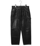 シュプリーム SUPREME 2024SS Supreme × MM6 Maison Margiela シュプリーム エムエムシックス メゾンマルジェラ Foil Double Knee Painter Pant ダブルニー ペインターパンツ デニムパンツ 30 BLACK ブラック /●