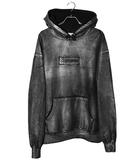 シュプリーム SUPREME 2024SS Supreme × MM6 Maison Margiela シュプリーム エムエムシックス メゾンマルジェラ Foil Box Logo Hooded Sweatshirt ボックスロゴ フーデッド スウェットシャツ パーカー XL BLACK ブラック /●
