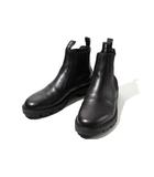 セリーヌ CELINE CELINE マーガレット チェルシーブーツ カーフスキン サイドゴアブーツ 43 BLACK ブラック BF1202 イタリア製 /●