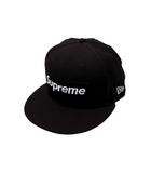 シュプリーム SUPREME 59.6cm 17SS Supreme シュプリーム ニューエラ Box Logo Piping New Era ボックスロゴ パイピング キャップ 帽子 7 1/2 BLACK ブラック /●