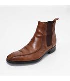 アビーロード ABBEY ROAD 26cm ABBEY ROAD アビーロード レザー サイドゴアブーツ BROWN ブラウン 0809 AB254 /◆