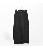ユニクロ UNIQLO UNIQLO ユニクロ バギーカーブジーンズ デニムパンツ 23 BLACK ブラック 221-479000 /◆☆
