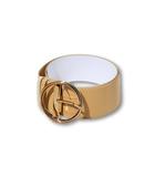 カルティエ Cartier Cartier カルティエ トリニティシリーズ カウレザー コルセットベルト beige ベージュ /◆