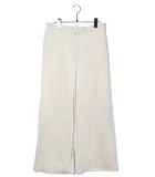イレーヴ YLEVE YLEVE イレーヴ ノータック ワイド コーデュロイパンツ 1 IVORY アイボリー 168-8240033 /◆☆