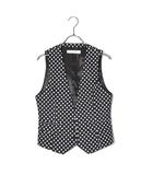 BEAUTY&YOUTH ビューティー&ユース B&Y ユナイテッドアローズ ドット ジレ ベスト F BLACK ブラック 1625-270-0634 /◆☆
