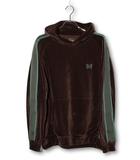 ニードルス ニードルズ Needles 2026SS Needles ニードルス ニードルズ Track Hoody ベロアトラック フーディー プルオーバーパーカー L C/PE Velour/BROWN ブラウン SX414 /●