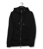 ジュンハシモト junhashimoto junhashimoto ジュンハシモト GR URAKE ZIP PARKA グロスリッチ ジップパーカー 4 BLACK ブラック 1101810005 /◆