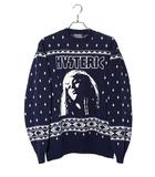 ヒステリックグラマー HYSTERIC GLAMOUR HYSTERIC GLAMOUR ヒステリックグラマー HYS NORDICジャカード セーター ニット L NAVY ネイビー 02233NS10 /●