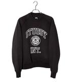 ステューシー STUSSY 2024FW Stussy ステューシー Overlock Varsity Raglan Crew オーバーロック ヴァーシティ ラグラン クルーネック スウェットシャツ トレーナー M Black ブラック 118564 /●