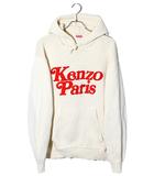 ケンゾー KENZO 2024SS KENZO ケンゾー KENZO BY VERDY HOODIE ヴェルディ ニットパーカー フーディー L IVORY アイボリー FE58PU0113BE /●