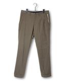 ジュンハシモト junhashimoto junhashimoto ジュンハシモト 表参道ヒルズ限定タック ZIP PT ロールアップ センタープレス チノパン チノクロスパンツ 4 khaki カーキ 1071810048 /◆