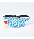 Bindu ビンドゥー ジャガード ネイティブ ウエストバッグ ショルダー ボディバッグ BLUE ブルー /◆☆