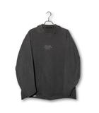オールモストブラック ALMOSTBLACK 2024AW ALMOSTBLACK オールモストブラックUSED DAMEGE SWEAT ダメージ加工スウェットトレーナー 1 Grey グレー 24AW-CS01 /●