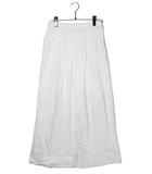 スピック&スパン Spick&Span Spick&Span スピック&スパン コットン タック ワイドパンツ 40 WHITE ホワイト 16-030-200-1041-2-0 /◆☆