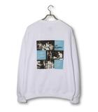 2023AW 未使用品 WACKO MARIA × BLUE NOTE ワコマリア ブルーノート CREW NECK SWEAT SHIRT TYPE 1 クルーネック スウェットシャツ トレーナー タイプ1 L WHITE ホワイト BLUENOTE-WM-SS05 /●