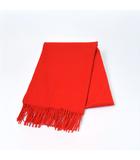 ZARA ザラ フリンジ スカーフ マフラー ショール ストール M RED レッド 5875/324/600 /◆☆