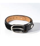 ミラショーン mila schon mila schon ミラショーン ギャザー レザー ベルト BLACK ブラック / ◆☆