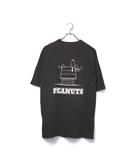 UNIQLO ユニクロ レトロ ピーナッツ UT グラフィックTシャツ 半袖・オーバーサイズフィット XL DARK GRAY ダークグレー 341-458755 /◆