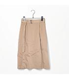 セブンアイディコンセプト 7-IDconcept 7-IDconcept セブンアイディコンセプト ベルト ひざ丈スカート 38 BEIGE ベージュ 70-82152014 /◆☆