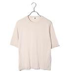 ユニクロ UNIQLO UNIQLO U ユニクロユー 半袖 クルーネックセーター ニット S BEIGE ベージュ 251-458954 /◆☆