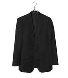 WACKO MARIA ワコマリア LORO PIANA / SINGLE BREASTED JACKET / PLEATED TROUSERS Super 130'sウール シングル ブレステッドジャケット テーラードジャケット スラックス パンツ セットアップ S BLACK ブラック /●