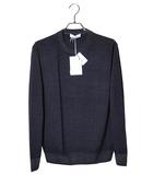 クルチアーニ cruciani 未使用品 Cruciani クルチアーニ 27×9ゲージ ウール クルーネック ニット 製品染め 48 ネイビー系 Made in Italy JU4200 /●