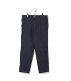 ギャップ GAP GAP ギャップ リネン コットン スリム パンツ スラックス 33 NAVY ネイビー 544699 /◆