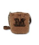 マックスマーラ MAX MARA MAX MARA マックスマーラ テディベア チェーン ショルダーバッグ beige ベージュ /●