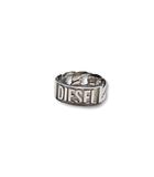 ディーゼル DIESEL DIESEL ディーゼル stainless steel rogo band ring 19号 ステンレススチール ロゴ バンド リング Silver シルバー /●