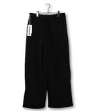 クーティー COOTIE 2026SS 未使用品 COOTIE PRODUCTIONS  クーティー プロダクション Ny/Wo Twill Intuck Wide Easy Trousers ナイロン ウール ツイル インタック ワイド イージートラウザー パンツ L BLACK ブラック CTE-26S110 /●