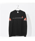 ナイキエーシージー NIKE ACG 2022SS NIKE ACG ナイキエーシージー Long Sleeve Lungs Logo T-Shirt ロゴプリント 長袖ロンTシャツ カットソー S BLACK ブラック DV9638-010 /◆