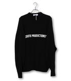 クーティー COOTIE 未使用品 2026SS COOTIE PRODUCTION クーティー プロダクション N/C Boucle Knit Crew バックル ニットクルー L BLACK ブラック CTE-26S314 /●