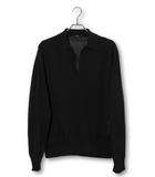 イレーヴ YLEVE 2025AW YLEVE イレーヴ SHEER RIB KNIT SKIPPER POLO シープ リブニットスキッパー ポロシャツ 4 10 Navy ネイビー 1705260011 /●