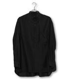 コモリ COMOLI 未使用品 2025SS COMOLI コモリ ウールシルク プルオーバーシャツ 1 Charcoal チャコール B01-02005 /●
