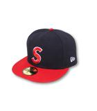 シュプリーム SUPREME 59.6cm 2025FW SUPREME Newera シュプリーム ニューエラ Reaper S Logo Cap リーパー S ロゴ キャップ 帽子 7 1/2 Navy RED /●