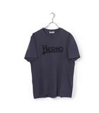ヘルノ HERNO HERNO ヘルノ LOGO T-SHIRT ロゴ 半袖 Tシャツ カットソー 48 NAVY ネイビー JG00010UR /◆