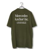 メルセデスアンカーインク MERCEDES ANCHOR INC MERCEDES ANCHOR INC メルセデスアンカーインク Pocket S/S TEE ポケット付き ロゴプリント Tシャツ カットソー XL Olive オリーブ /●
