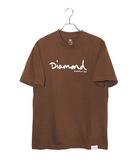  Diamond Supply Co. ダイヤモンドサプライ ロゴプリント 半袖Tシャツ カットソー L BROWN ブラウン /◆