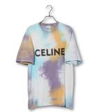 セリーヌ CELINE 2021SS Hedi Slimane 期 CELINE セリーヌ エディ スリマン期 STUDDED LOGO S/S TEE スタッズロゴ S/S Tシャツ カットソー M Multi マルチ 2X687957M イタリア製 /●