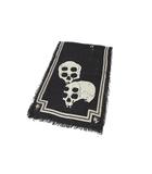 キャピタル kapital KAPTAL キャピタル Scarves WABI SABI Rain Skull Stole レイン スカル ストール BLACK ブラック /●