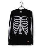 シュプリーム SUPREME 2021FW SUPREME × Henes シュプリーム ヘインズ Bones Thermal Crew (1 Pack) ボーンサーマルクルー Tシャツ カットソー L BLACK ブラック 2021FW1202022 /●