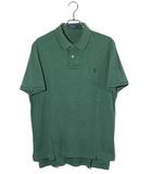 ポロ ラルフローレン POLO RALPH LAUREN POLO RALPH LAUREN ポロ ラルフローレン ポニー刺繍 半袖 ポロシャツ カットソー L GREEN グリーン 710565916046 /◆